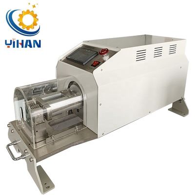 Semi-automatische roterende coaxiale kabel draad stripping machine peeling methode roterende peeling