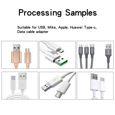 USB-gegevenskabel Glue Line Process Machine Gemakkelijk te bedienen Semi-Auto Reiniging Dispenser
