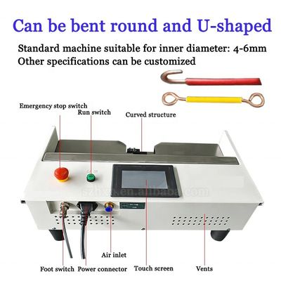 Semi-automatische koperdraadlusmachine voor het buigen van metalen draden en cirkelvormige bogen
