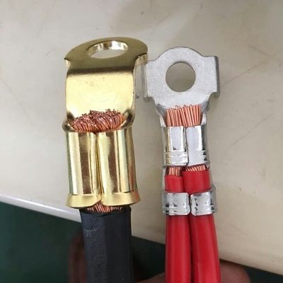 Elektrische batterij oplaadstapel kabel draad krimpmachine met 50 mm verstelbare slag