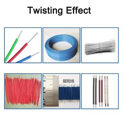 Einde 0-80mm Stripping Length Draad Snijden Stripping en Twisting Machine voor 0,1-4mm2 draad