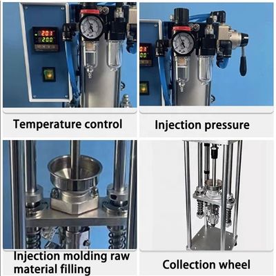 60 cm3 theoretisch schotvolume Plastic Extrusion Molding Machine voor USB-oplaadkop