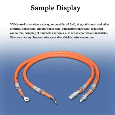 75 kg pneumatische terminalcrimpmachine voor koperen luchtvaartterminals met een oppervlakte van 2-35 mm