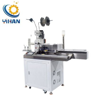 Volledig automatische draad afstrippen, draaien, dompelen, blik en automatische terminalcrimping machine
