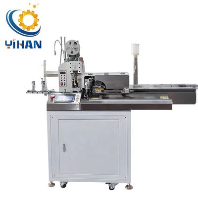 Volledig automatische draad afstrippen, draaien, dompelen, blik en automatische terminalcrimping machine