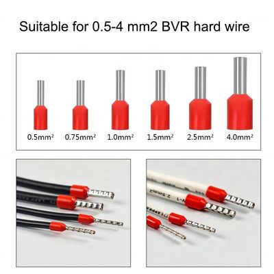 Machine voor het krimpen van enkelkorrelige ferrulen voor 0,5/0,75/1,0/1,5/2,5/4 mm2 BVR-harde kabel