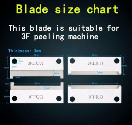 YH-3F Multi-Core Draad Stripping Twisting Peeling Machine met Stripping Length 3-25mm