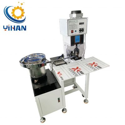 2T Auto Vibrate Plate Feeding Single Grain Pre-geïsoleerde Terminal Ferrule Crimping Machine
