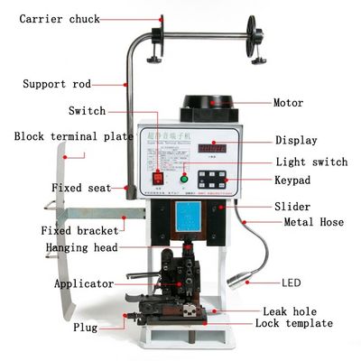 1.5t/2t Super Mute Jam Messing Vork Terminal Applicator Terminal Krimpmachine Sterft