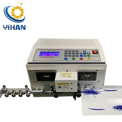 Aanpasbare draadband YH-16A Kabelproductieapparatuur voor het snijden en aftrekken