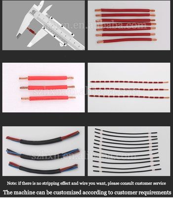Mini-automatische computerdraadknipper en -stripperauto voor elektrische staaldraad van 4 mm2