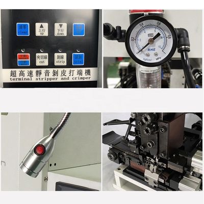YH-1800RY draad-aftrek- en krimpterminalmachine met 0,8-7 mm aftreklengte