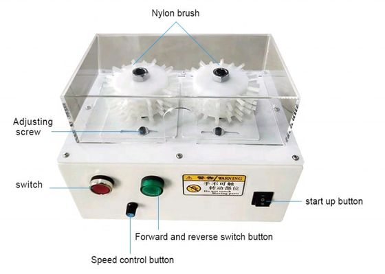 10 Watt motor met beschermde draadborstelmachine met gebreide draad
