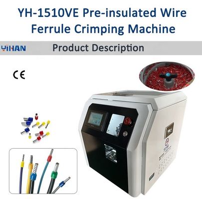 Snelheid Crimping losse geïsoleerde buis terminal crimp machine met vier rand crimping