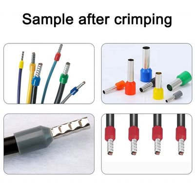 Snelheid Crimping losse geïsoleerde buis terminal crimp machine met vier rand crimping