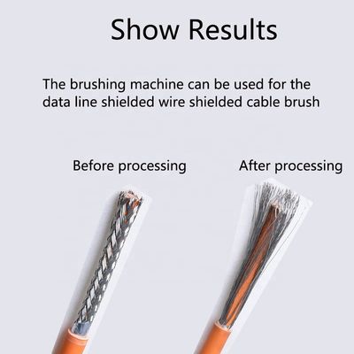 YH-200PN Multi-core Shielded Wire Braided Split and Brush Machine voor USB-gegevenskabel