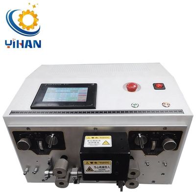 Touch Screen Draad Snijbandmachine voor het snijden en strippen 1-5 mm Draad Buitendiachter
