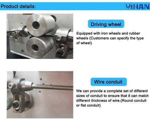 Touch Screen Draad Snijbandmachine voor het snijden en strippen 1-5 mm Draad Buitendiachter