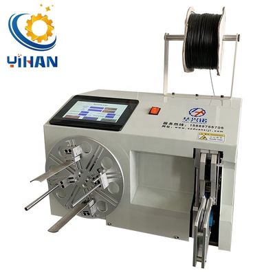 Semi-automatische mini platte kabeldraad wikkeling Winding Machine voor het stroppen Diameter 18-45mm