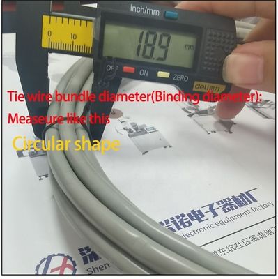 120-200 mm bindlengte USB-kabel spoelen en wikkelen machine met verstelbare diameter