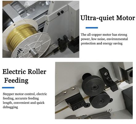 Silent Stepping Motor Grote draad- en kabelrivetmachine voor splitsing van kopergordel