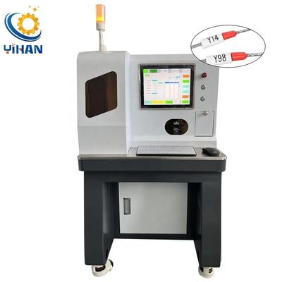 Krachtige voorgeïsoleerde draad terminal stripping crimping aantal buis in te voeren machine