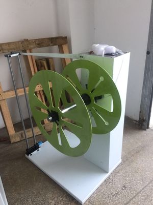 Verstelbare snelheid kabel aftrek spoel vierassige automatische draadvoeder voor automatische machines