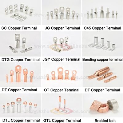 Koperen verbindingslijn OT-200A DT Neus Open Terminal Kabel Lugs Kabeldraad Terminal