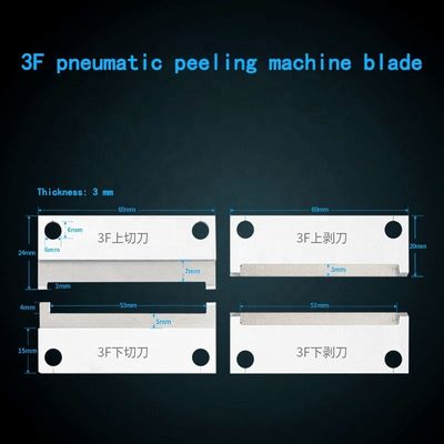 3F Kerndraad Peeling Machine Blade Pneumatic Stripping Machine Messer Aanpassen Ondersteuning