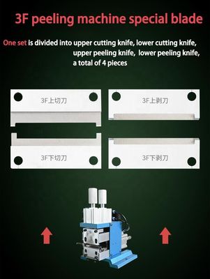 3F Kerndraad Peeling Machine Blade Pneumatic Stripping Machine Messer Aanpassen Ondersteuning